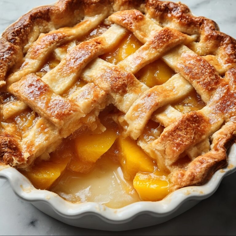 Triple Crust Peach Cobbler Recipe