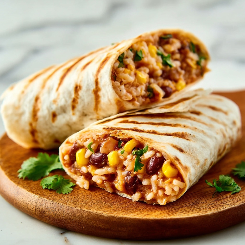 Southern Turkey Burritos with Refried Beans Recipe - Recipe Image