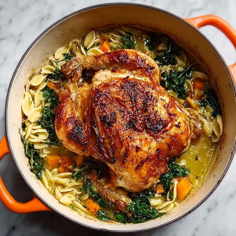 Chicken In A Pot with Lemon and Orzo Recipe