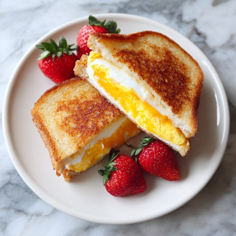 Scrambled Egg Grilled Cheese Sandwich Recipe