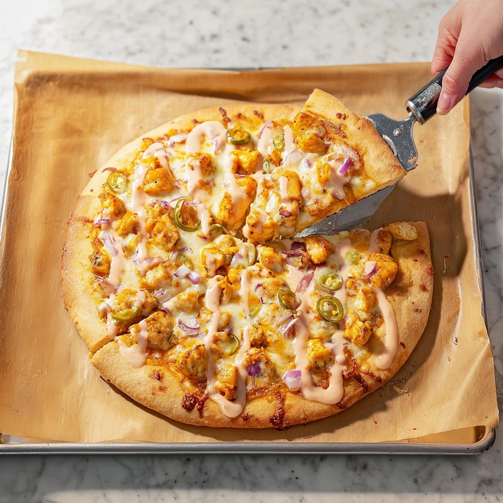 Buffalo Chicken Pizza Recipe - Recipe Image