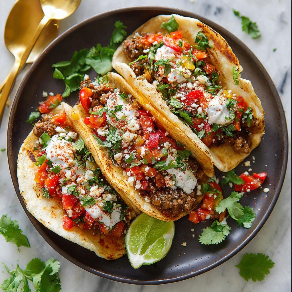 Cilantro-Lime Chicken Tacos with Peach Salsa Recipe - Recipe Image
