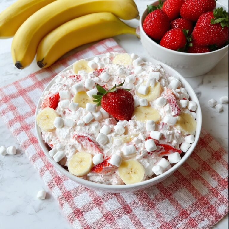 Strawberry Banana Cheesecake Salad Recipe