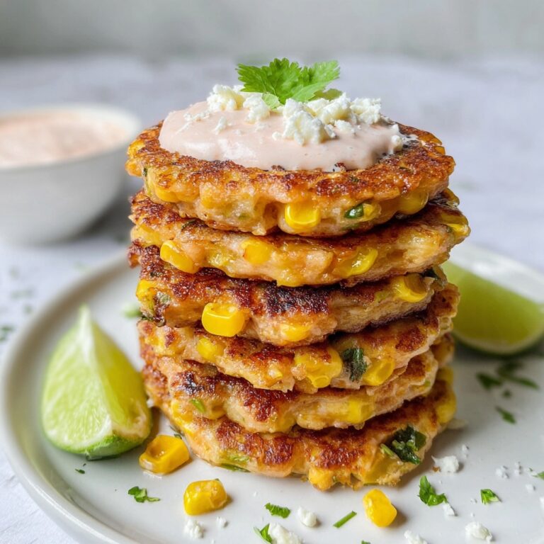Mexican Street Corn Fritters Recipe