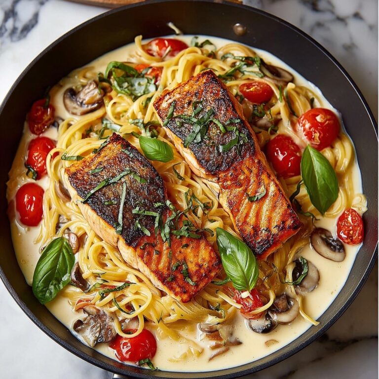 Tuscan Salmon Pasta Recipe