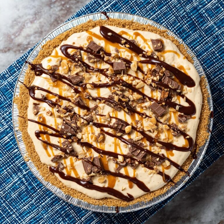 No-Bake Snickers Pie Recipe