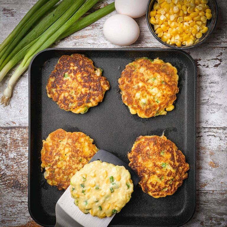 Cheddar Corn Cakes with Chives Recipe