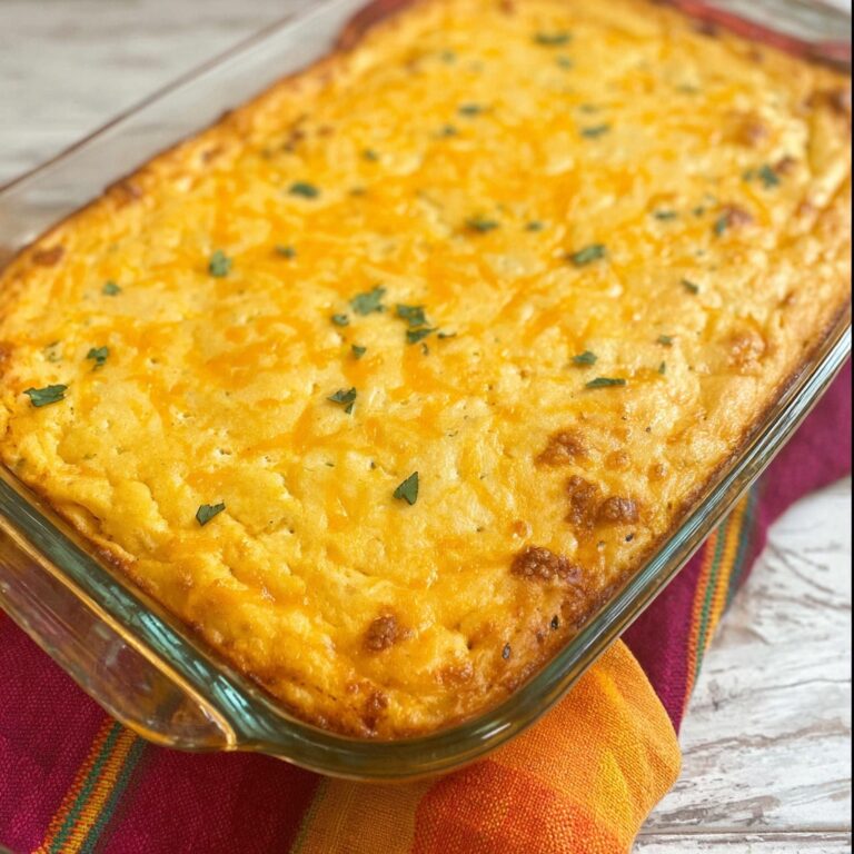 Mexican Chicken Cornbread Casserole Recipe