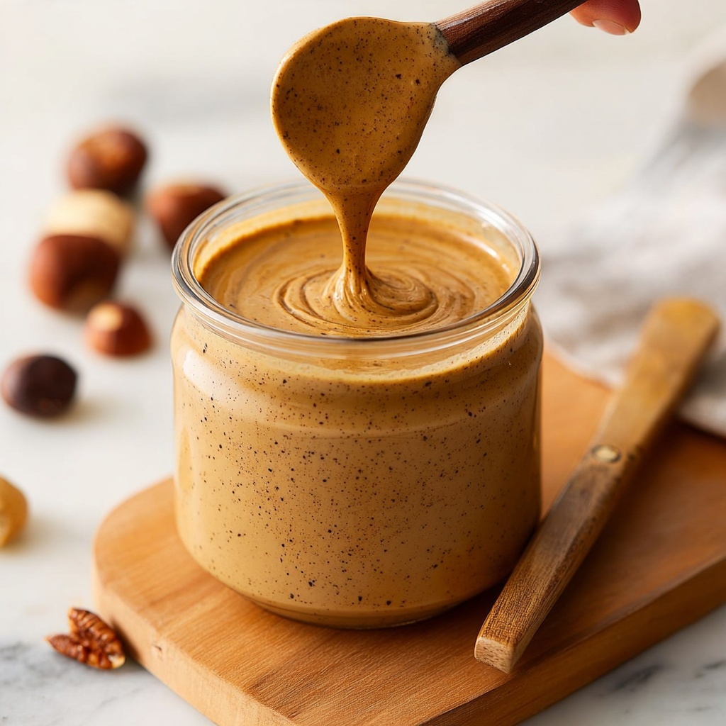 Homemade Roasted Hazelnut Butter Recipe - Recipe Image