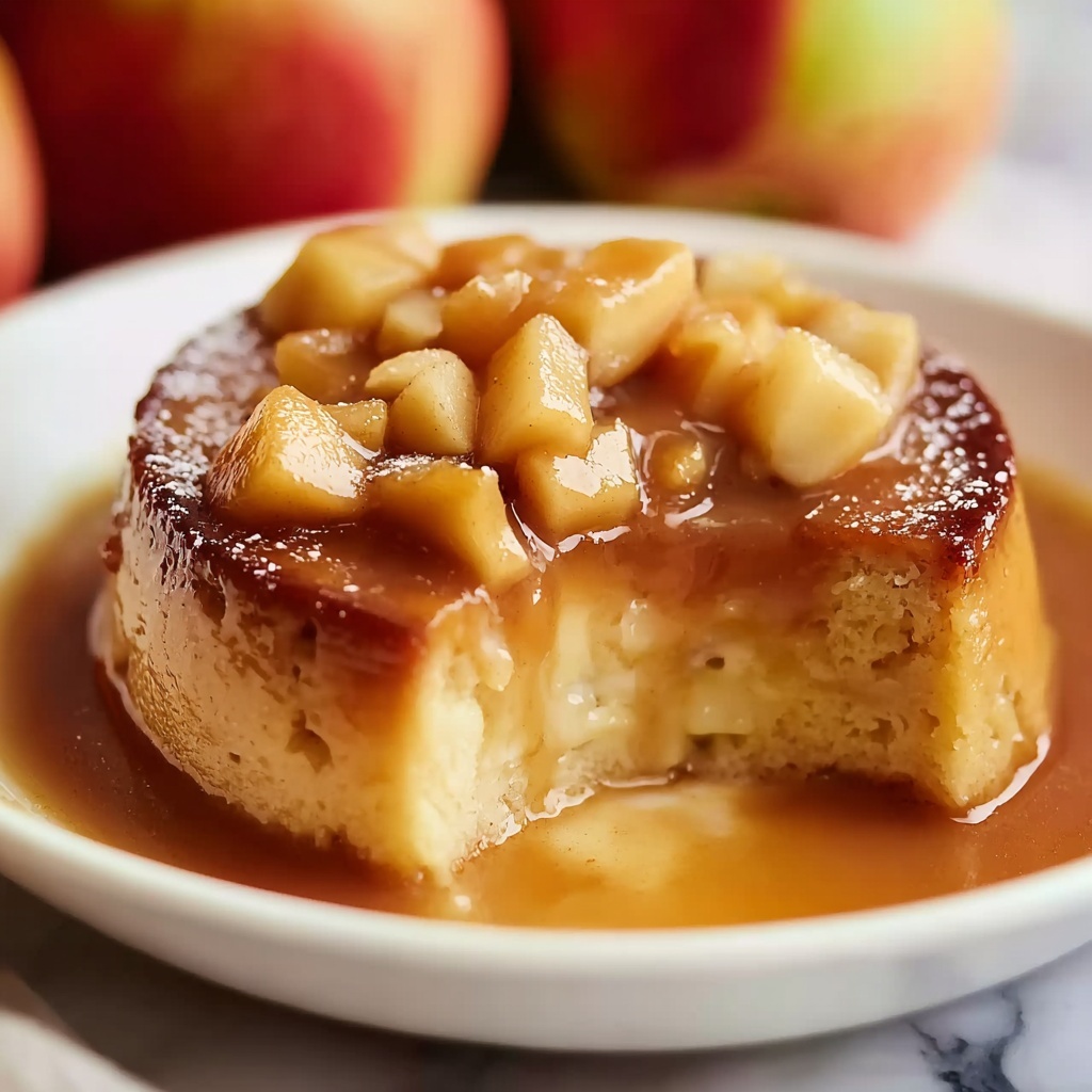 Caramel Apple Bread Pudding Recipe - Recipe Image