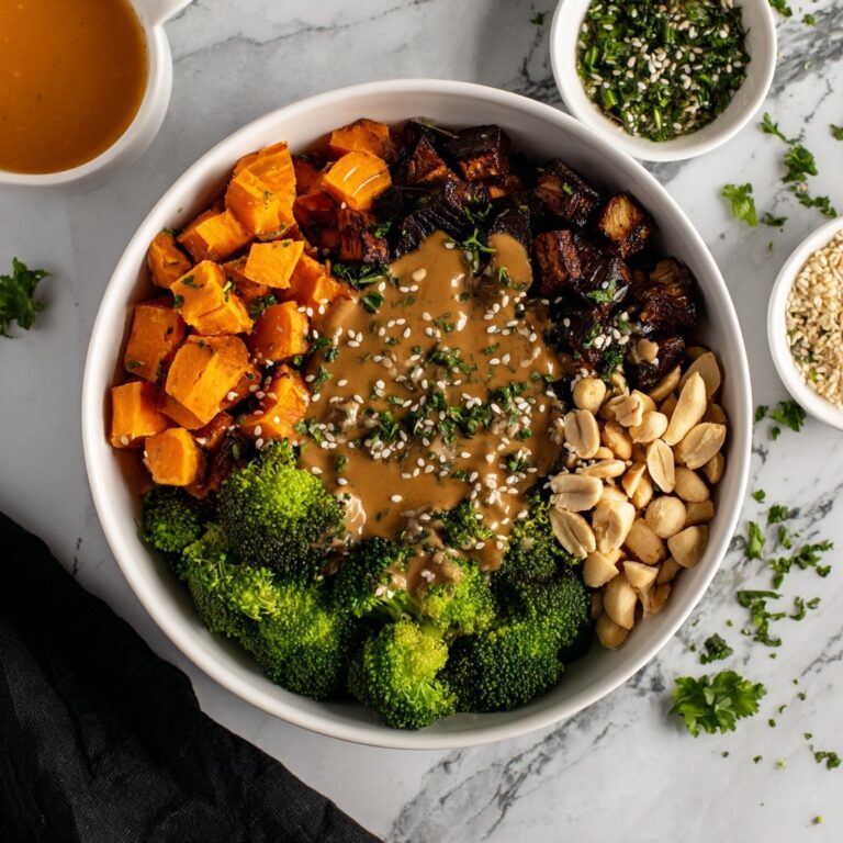 Thai Peanut Sweet Potato Buddha Bowl Recipe