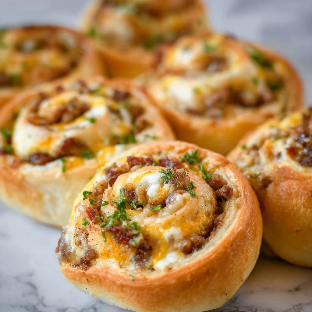 Breakfast Rolls with Sausage, Egg, and Cheese Recipe - Recipe Image