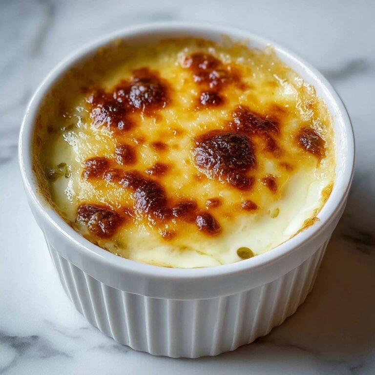 Chile Relleno Soup with Cheddar and Cream Cheese Recipe