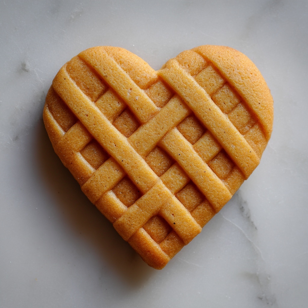 Heart Shaped Peanut Butter Cookies Recipe - Recipe Image