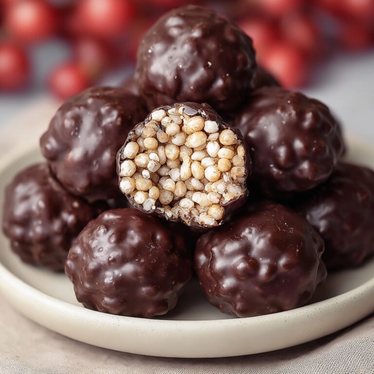 Chocolate Rice Krispie Balls Recipe