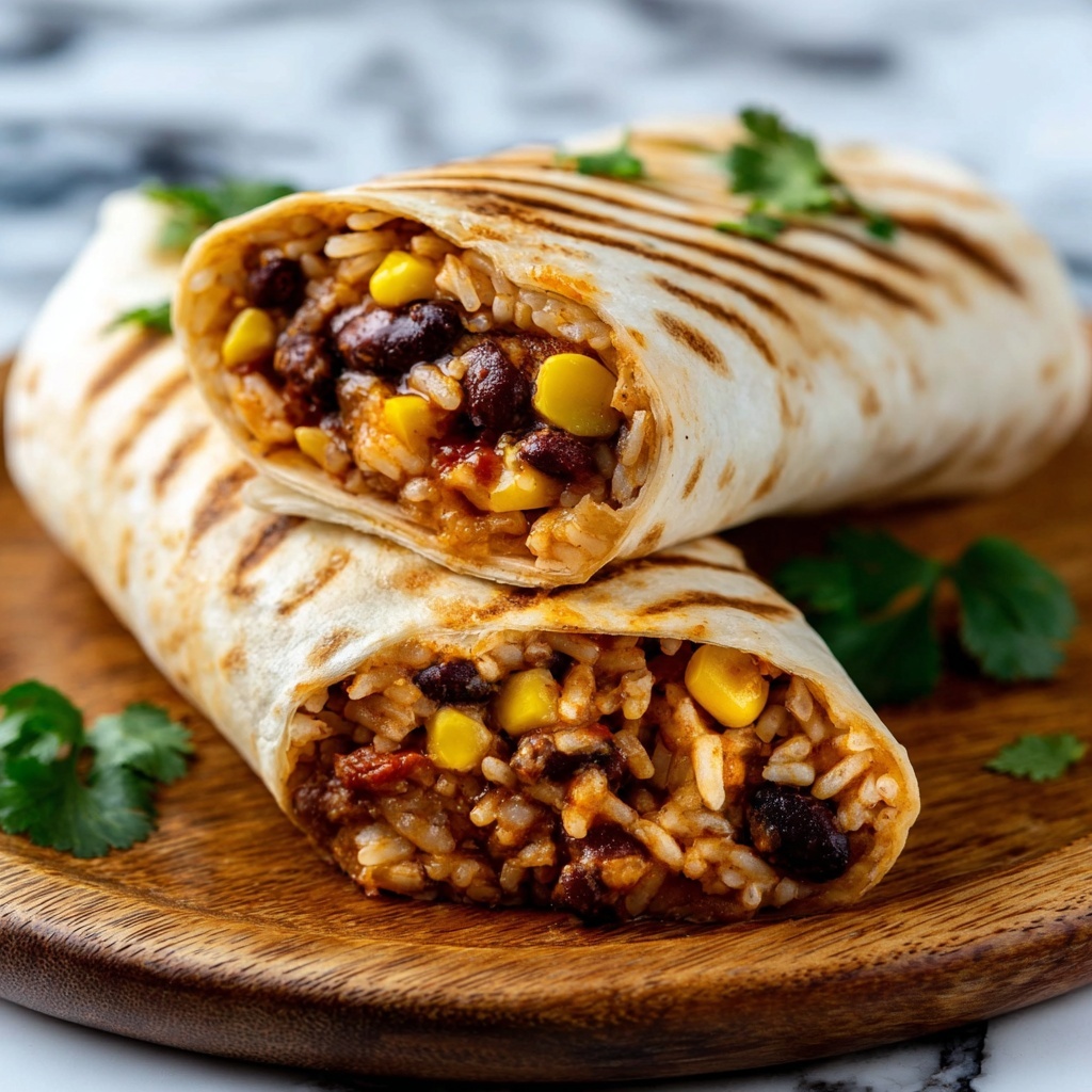 Southern Turkey Burritos with Refried Beans Recipe - Recipe Image