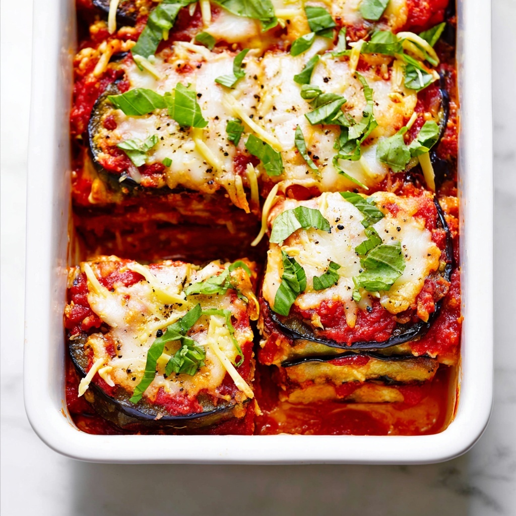 Baked Eggplant Parmesan Recipe - Recipe Image