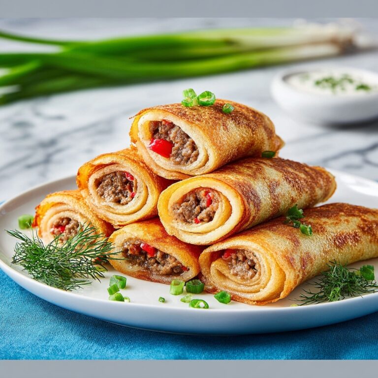 Russian Blini Stuffed Pancakes Recipe