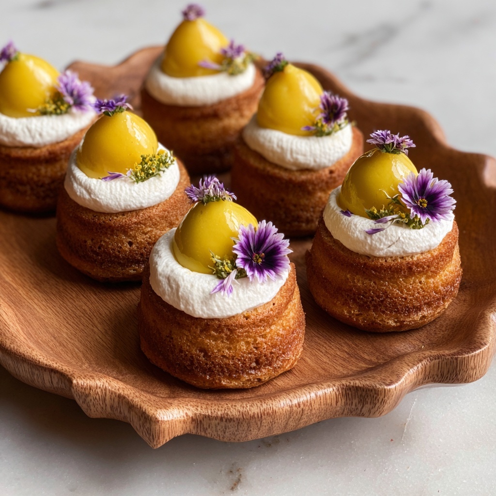 Mini Brown Butter Lemon Cakes Recipe - Recipe Image