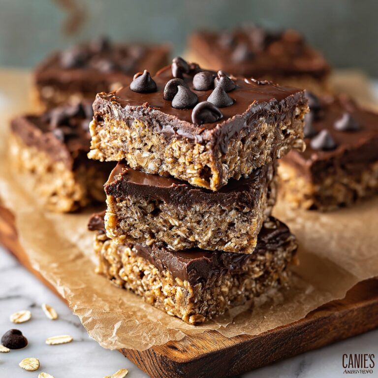 No-Bake Chocolate Oatmeal Cookie Bars Recipe