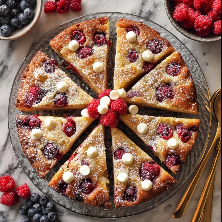 White Chocolate Chip Raspberry Cake Recipe
