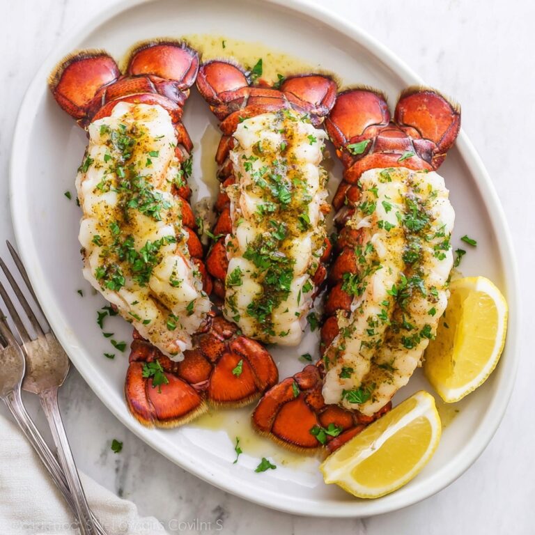 Garlic Butter Baked Lobster Tails Recipe