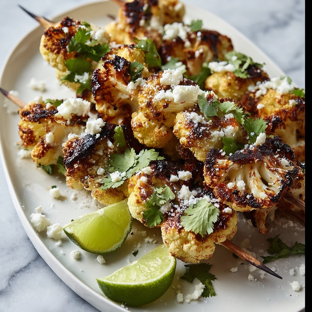 Mexican Street Style Grilled Cauliflower Recipe - Recipe Image