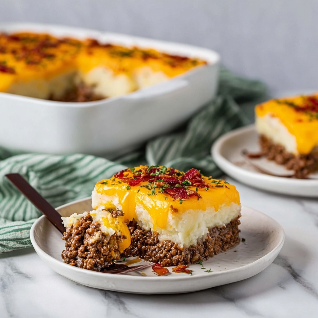 Loaded Potato and Meatloaf Casserole Recipe - Recipe Image