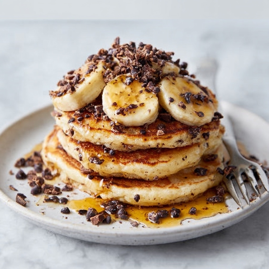 Chocolate Chip Banana Pancakes Recipe - Recipe Image