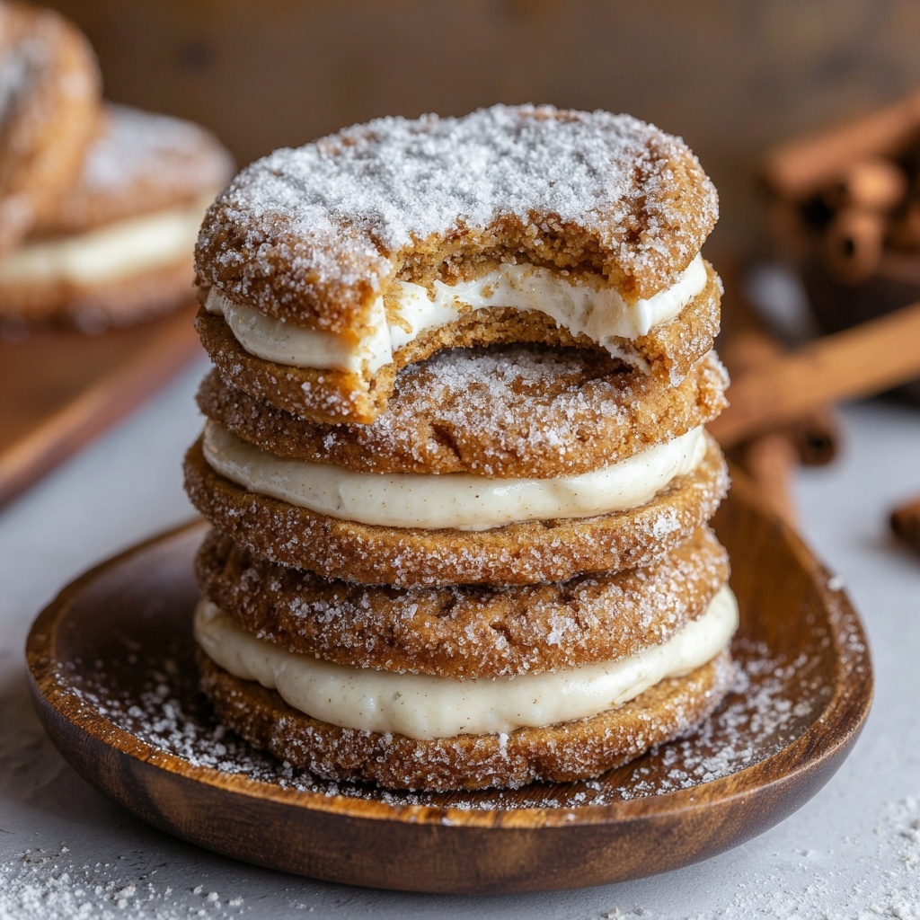 Cheesecake Stuffed Churro Cookies Recipe - Recipe Image