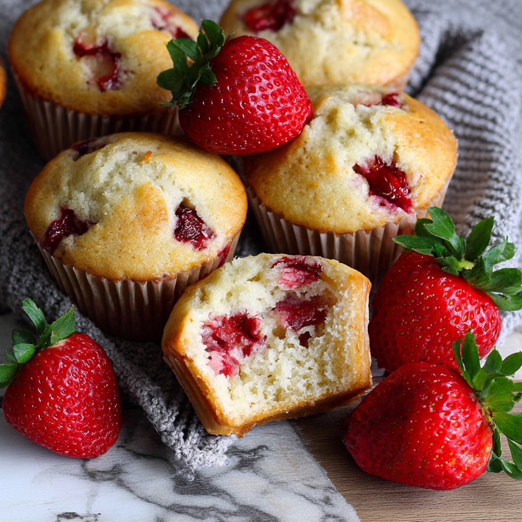 Strawberry Banana Muffins Recipe - Recipe Image