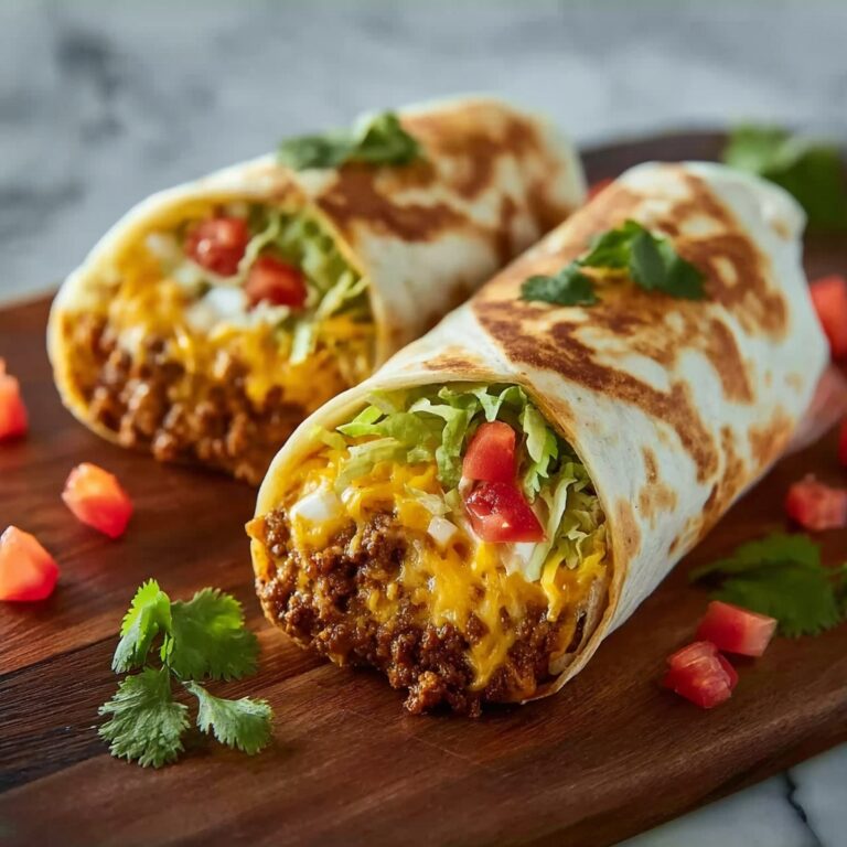 Nacho Cheese Beef Wrap Recipe