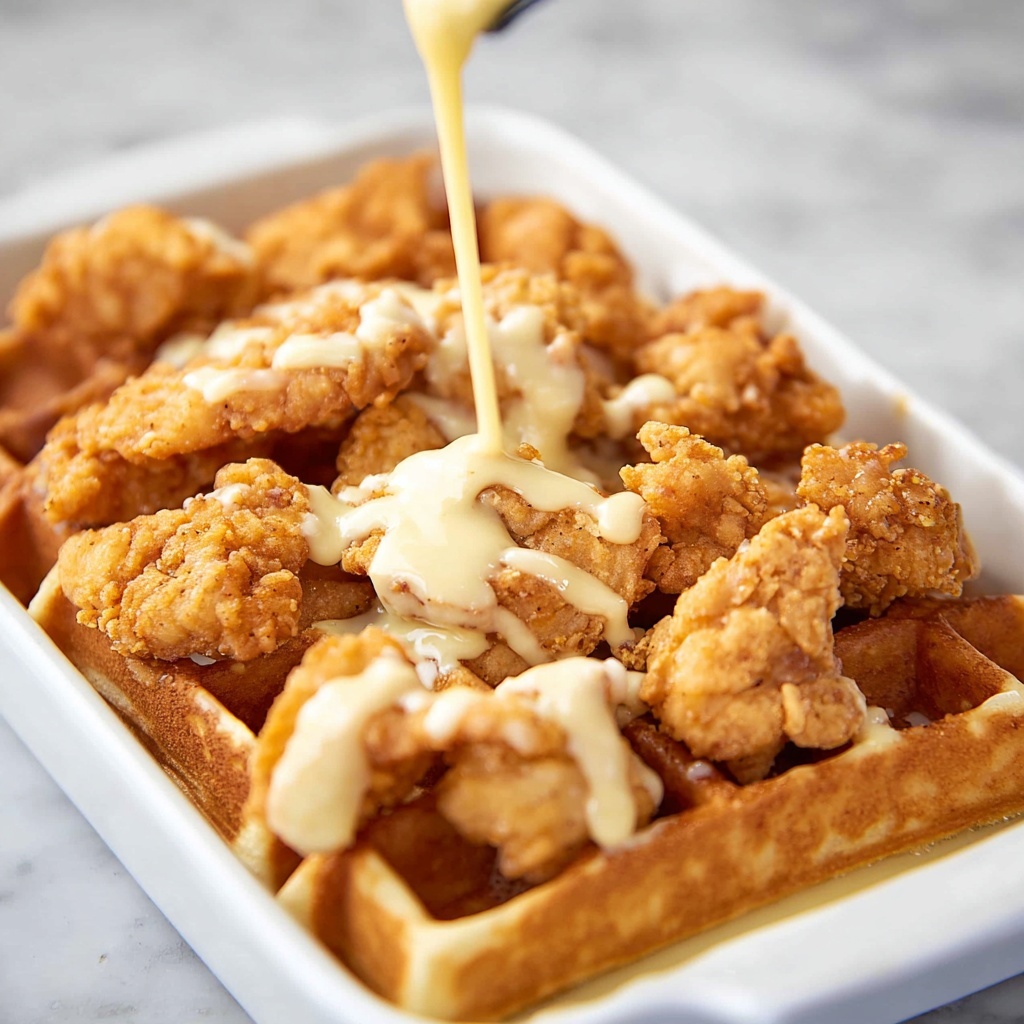 Chicken & Waffles Casserole Recipe - Recipe Image