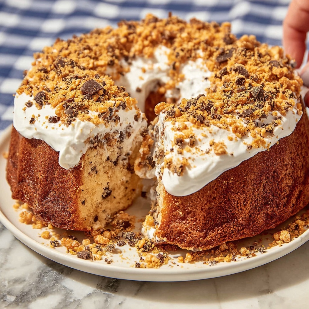 Butterfinger Pound Cake Recipe - Recipe Image