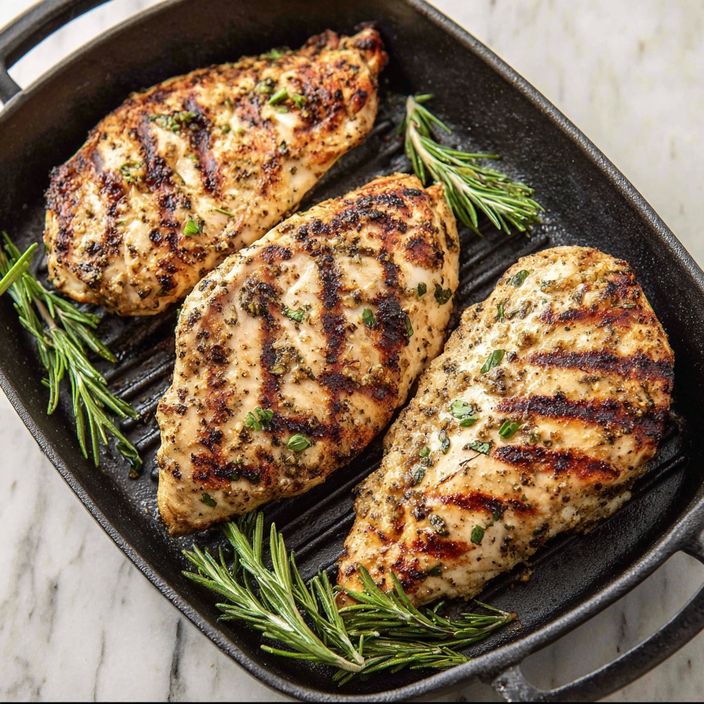 Rosemary Caesar Grilled Chicken Recipe - Recipe Image