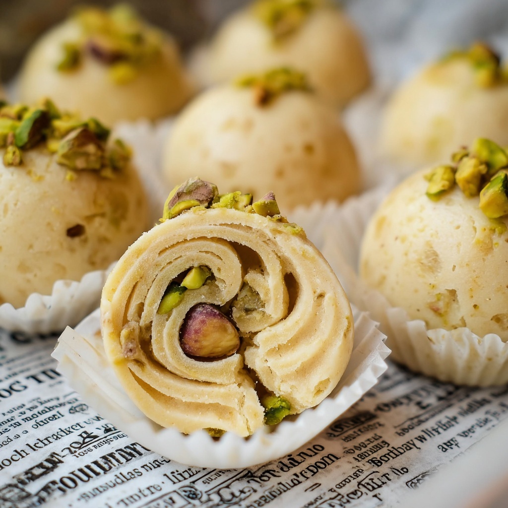Vegan Pistachio Truffles Recipe - Recipe Image