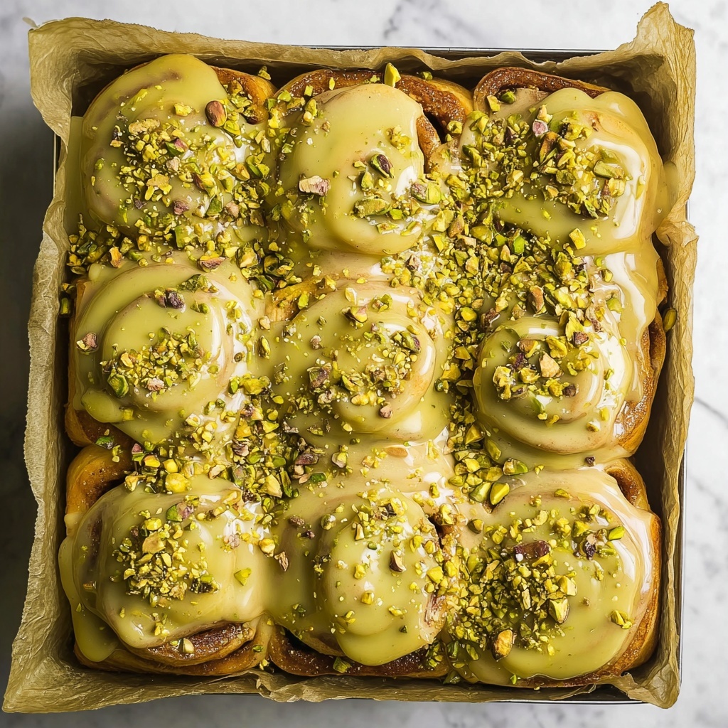 Vegan Pistachio Rolls (Fluffy & Gooey!) Recipe - Recipe Image