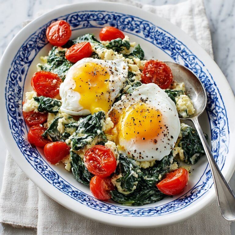 Egg White Scramble with Spinach and Tomatoes Recipe