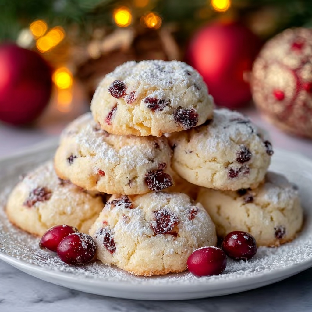 Orange Cranberry Ricotta Cookies – A Holiday Delight Recipe - Recipe Image