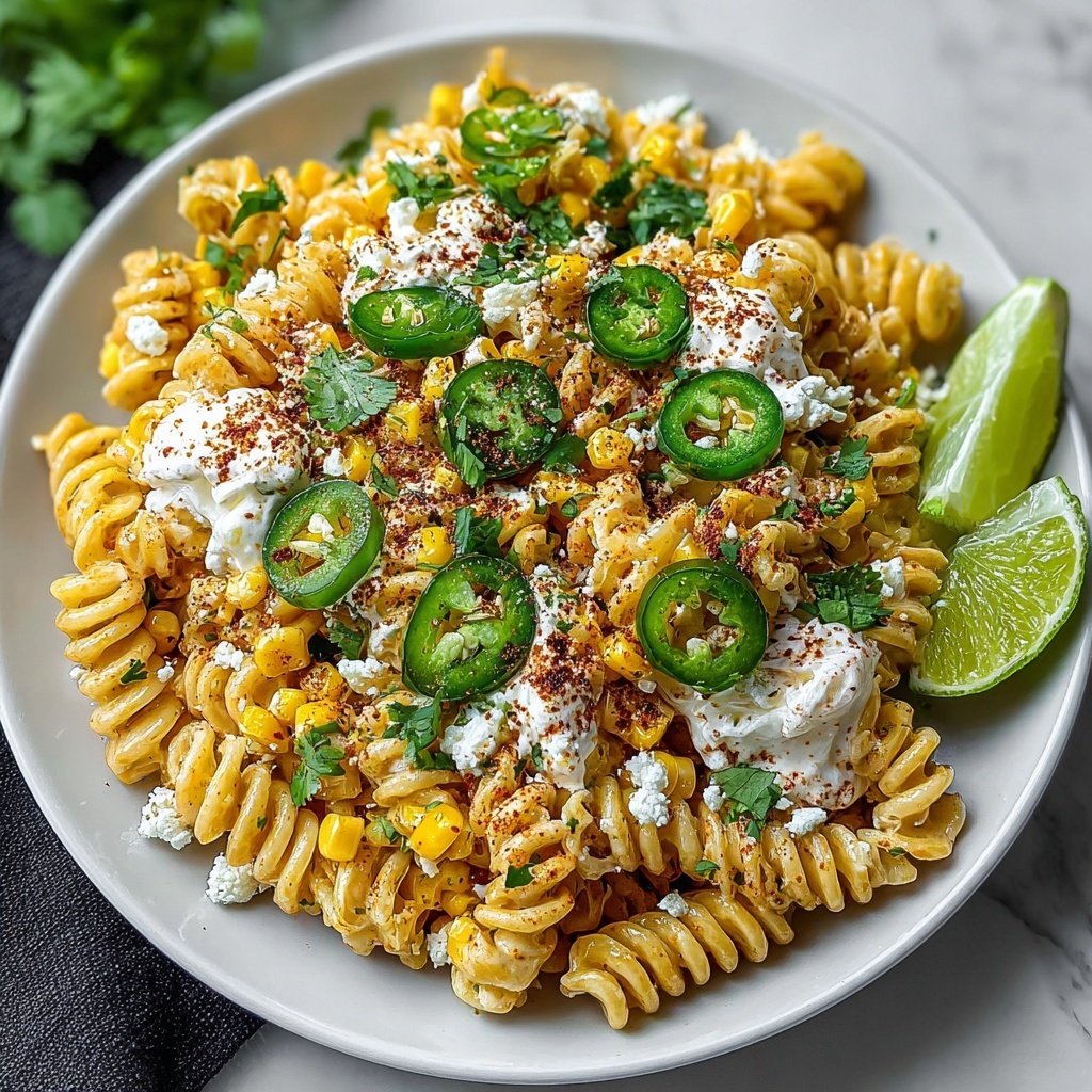 Mexican Street Corn Pasta Salad Recipe - Recipe Image