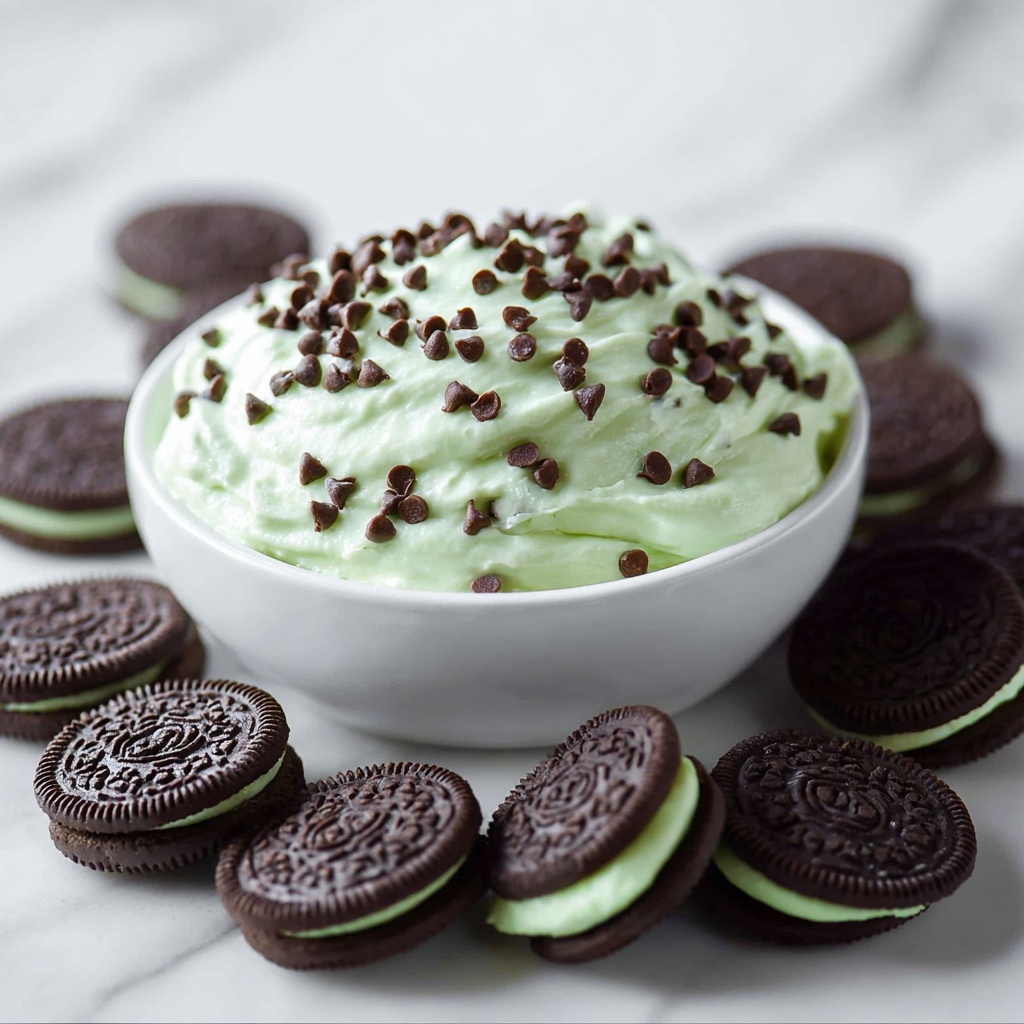 Mint Chocolate Chip Cheesecake Dip Recipe - Recipe Image