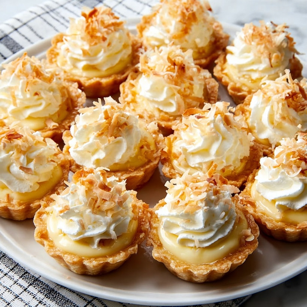 Mini Coconut Cream Pie Recipe - Recipe Image