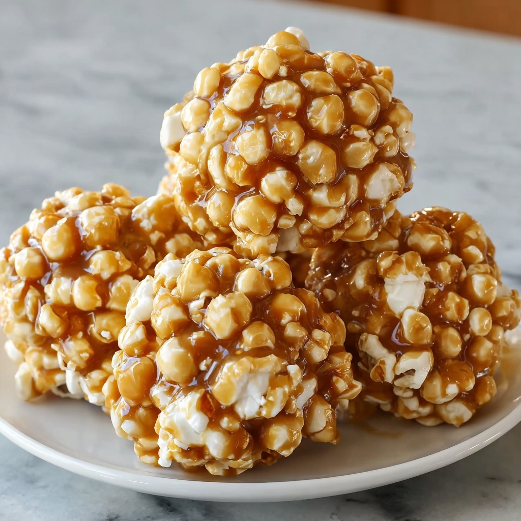 Caramel Popcorn Balls Recipe - Recipe Image