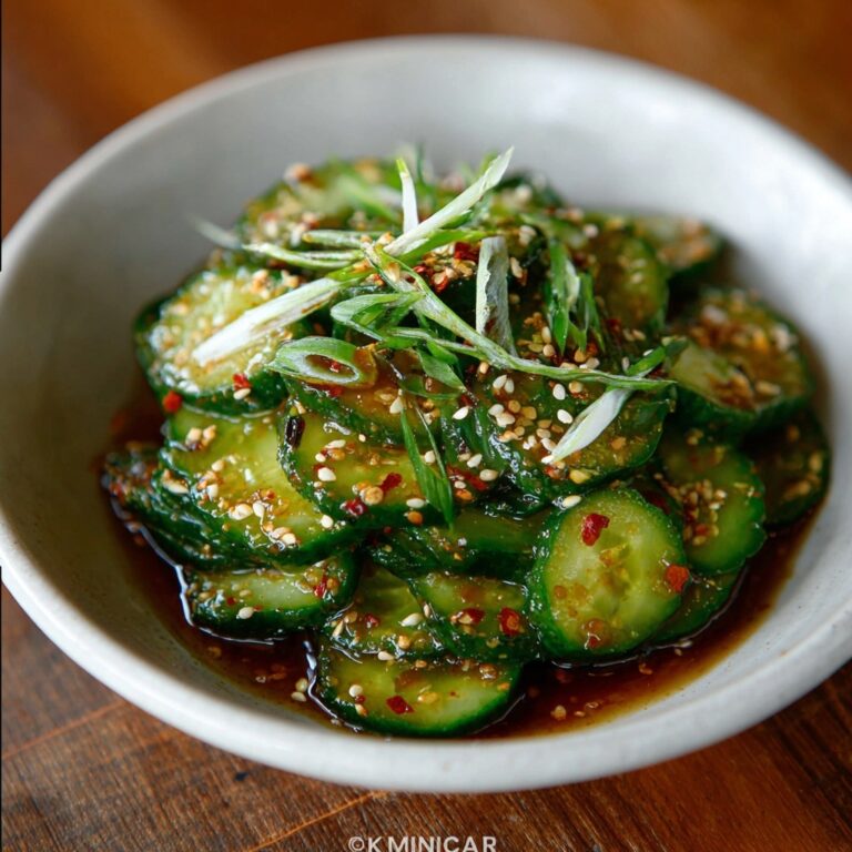 Korean Cucumber Salad (Oi Muchim 오이무침) Recipe
