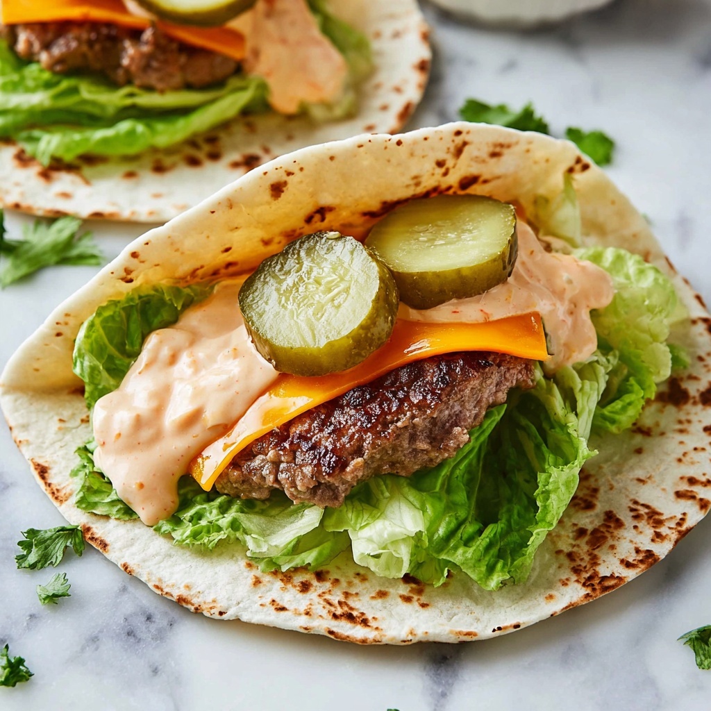 Big Mac Tacos Recipe - Recipe Image