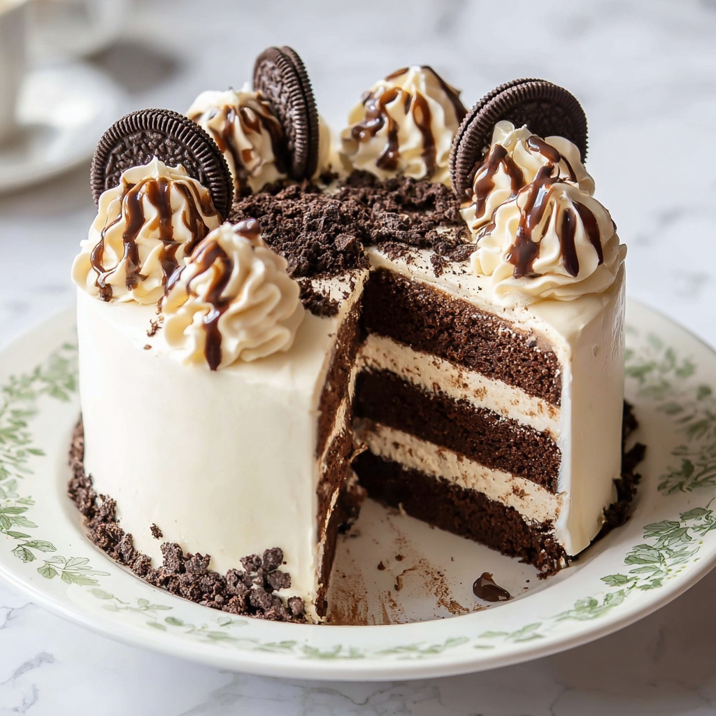 Cookies and Cream Cake Recipe - Recipe Image