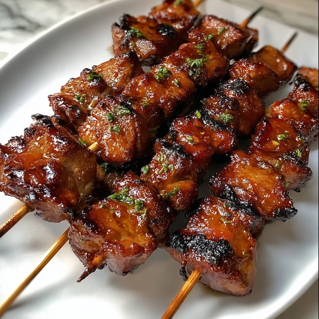 Grilled Thai Chicken Skewers with Peanut Sauce Recipe - Recipe Image