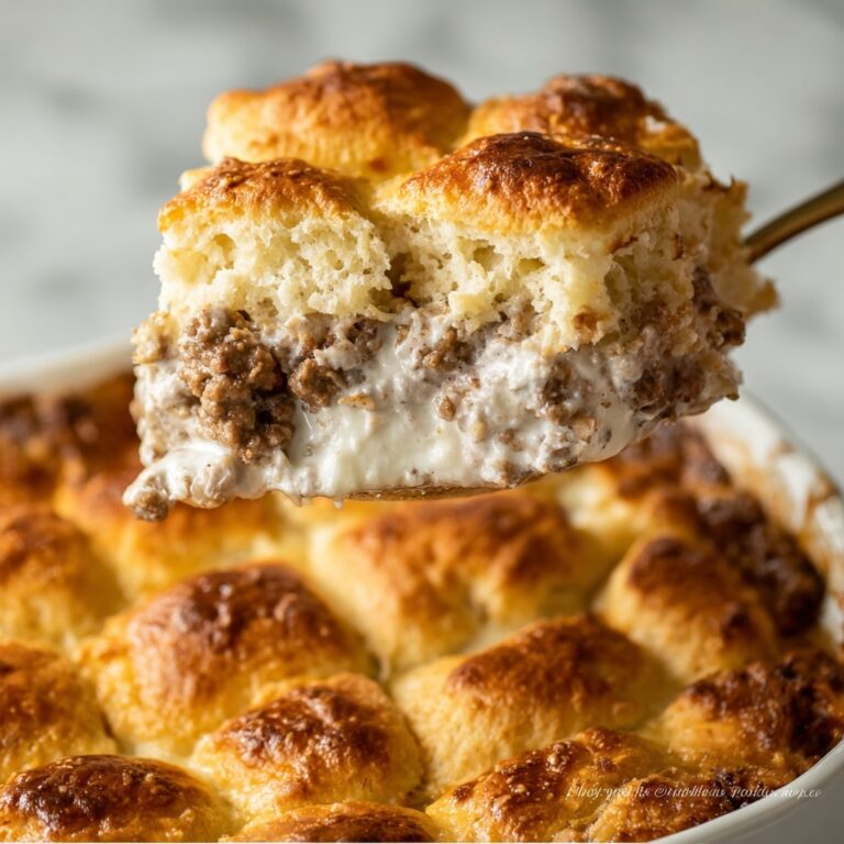 Sausage Gravy and Biscuit Pie Recipe