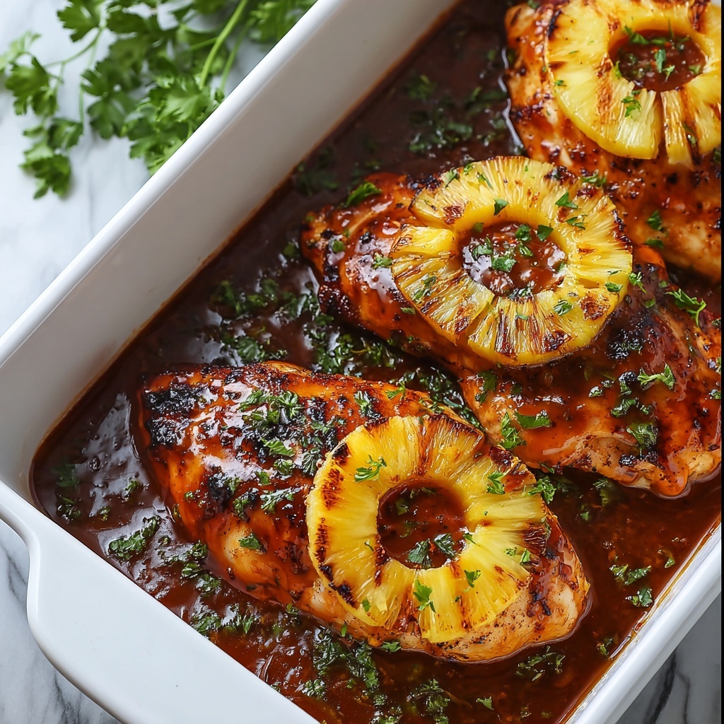 Baked Pineapple BBQ Chicken Breast Recipe - Recipe Image
