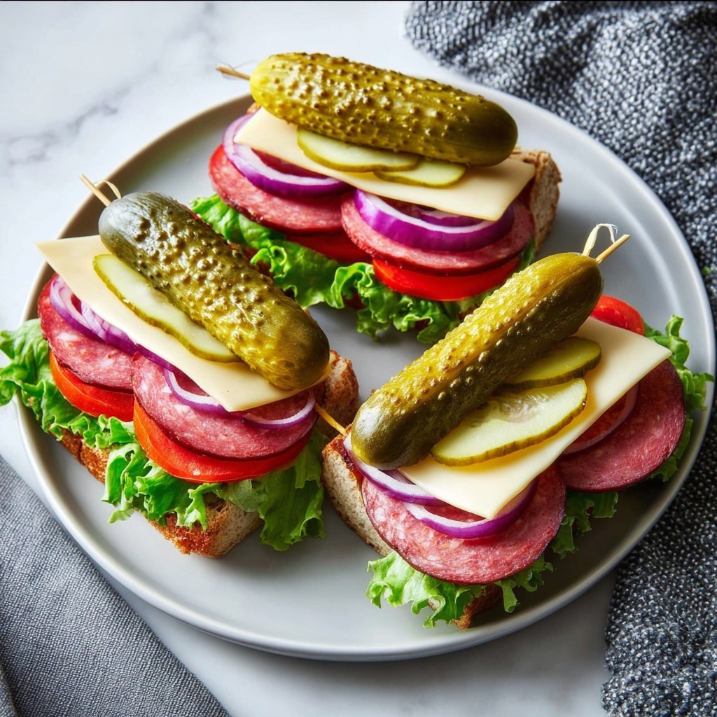 Low-Carb Pickle Sandwich Recipe - Recipe Image